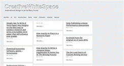 Desktop Screenshot of creativewhitespace.com
